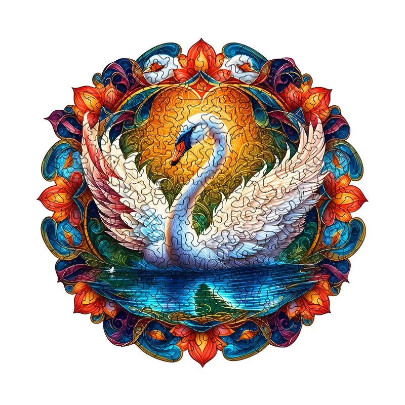 Swan Lake - Wooden Jigsaw Puzzles - image 0