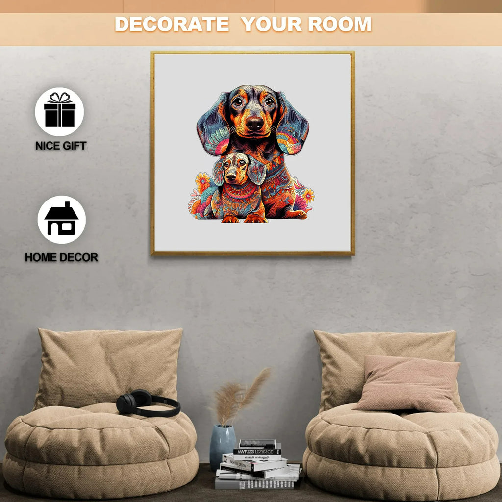 Two dogs - Wooden Jigsaw Puzzles - image 9