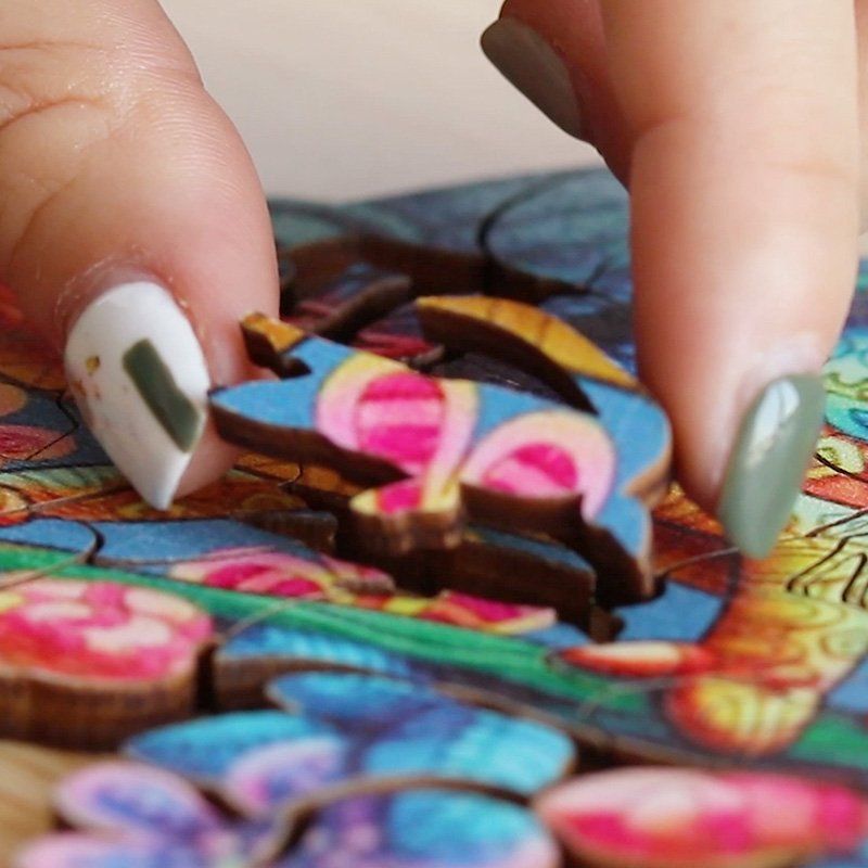 Chameleon - Wooden Jigsaw Puzzle - image 5