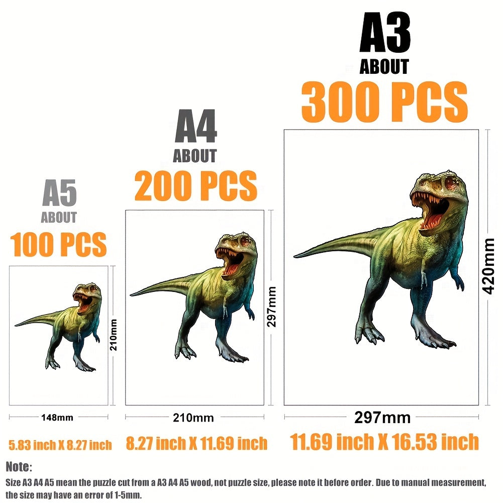 Green Dinosaur - Wooden Jigsaw Puzzle - image 2