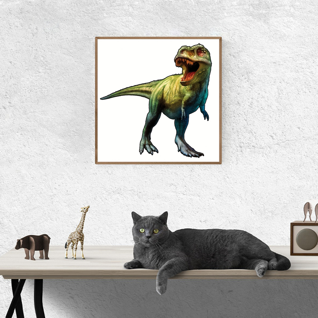 Green Dinosaur - Wooden Jigsaw Puzzle - image 5