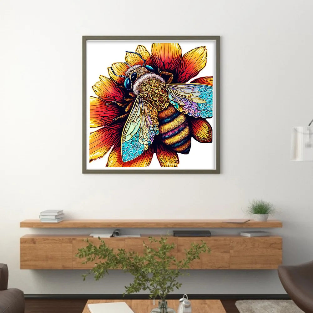 Colourful Bee - Wooden Jigsaw Puzzle - image 3