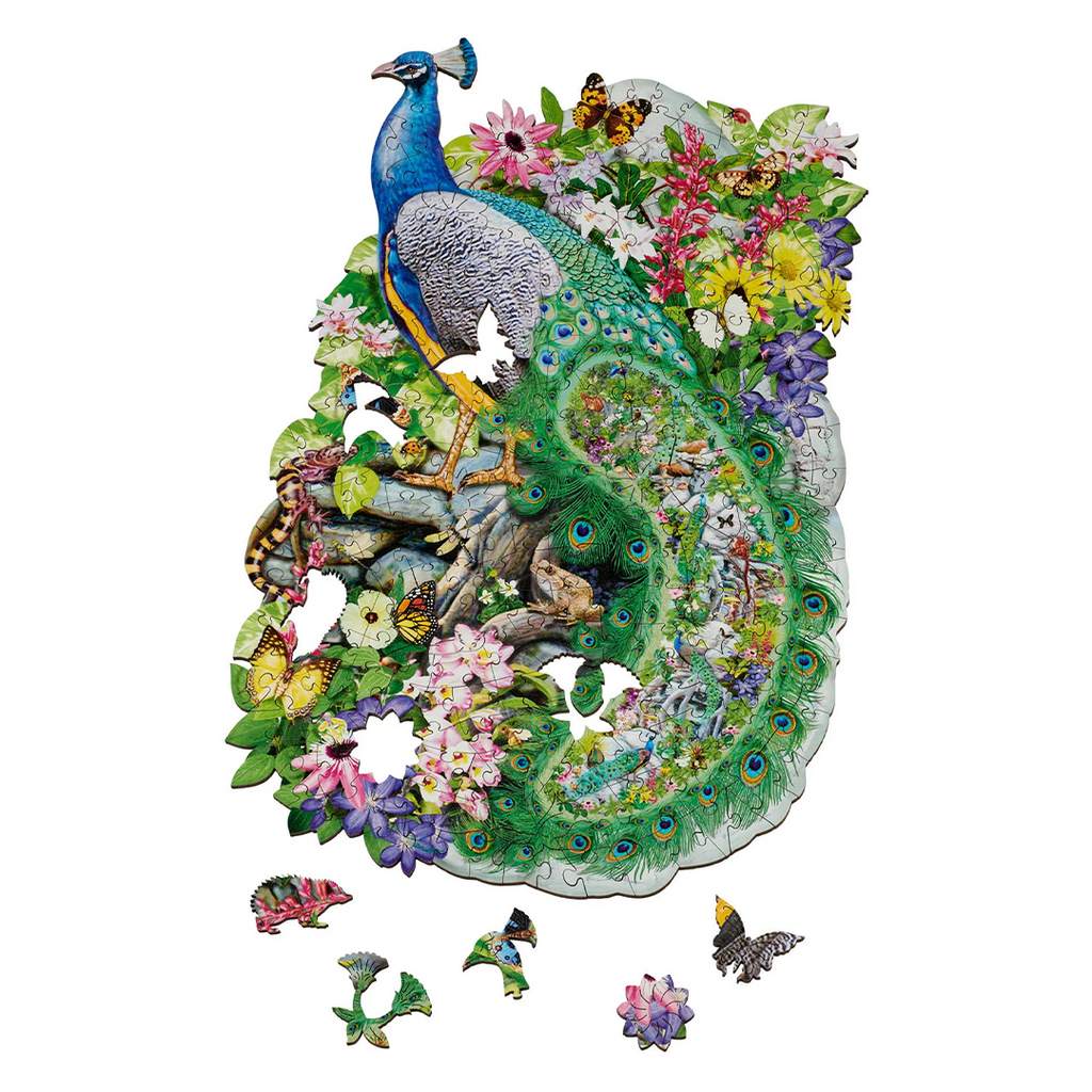 Peacock of India - Wooden Jigsaw Puzzles - image 1