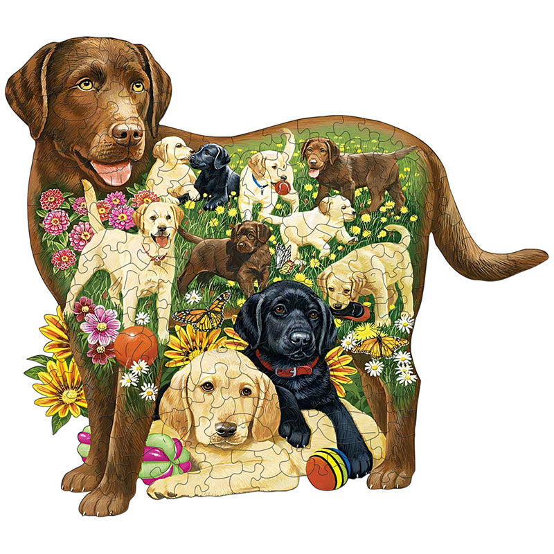 Lawn Dog - Wooden Jigsaw Puzzles - A3  - image 0