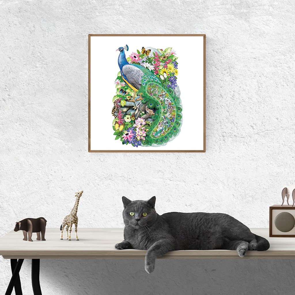 Peacock of India - Wooden Jigsaw Puzzles - image 4