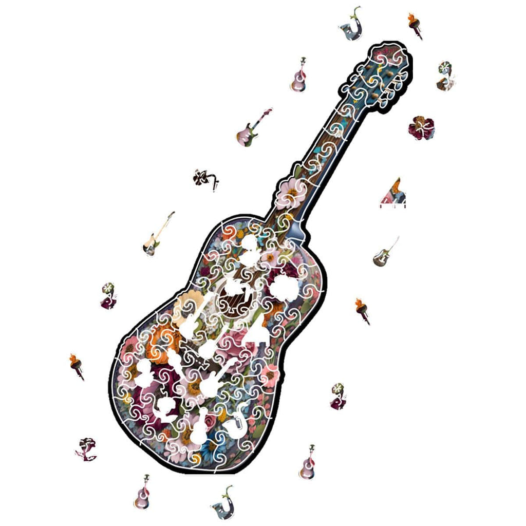 Guitar - Wooden Jigsaw Puzzle - image 2