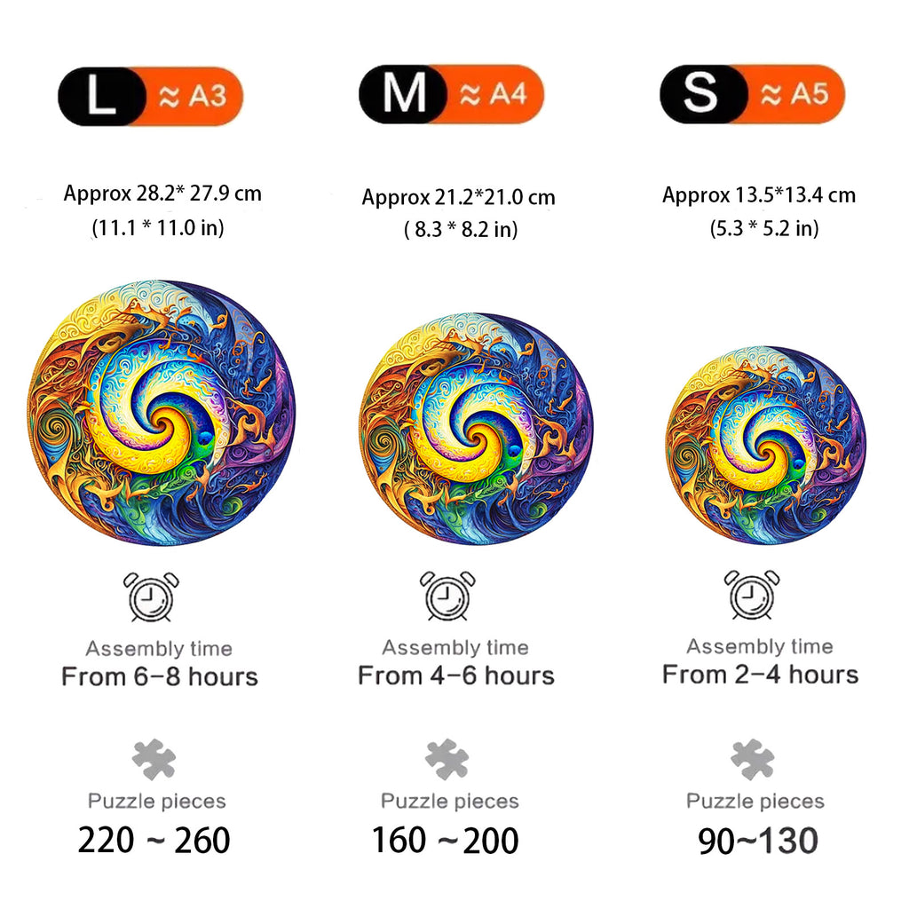 Circular Planet - Wooden Jigsaw Puzzles - image 1