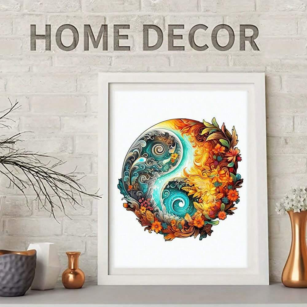 Yin Yang World- Wooden Jigsaw Puzzles - image 4
