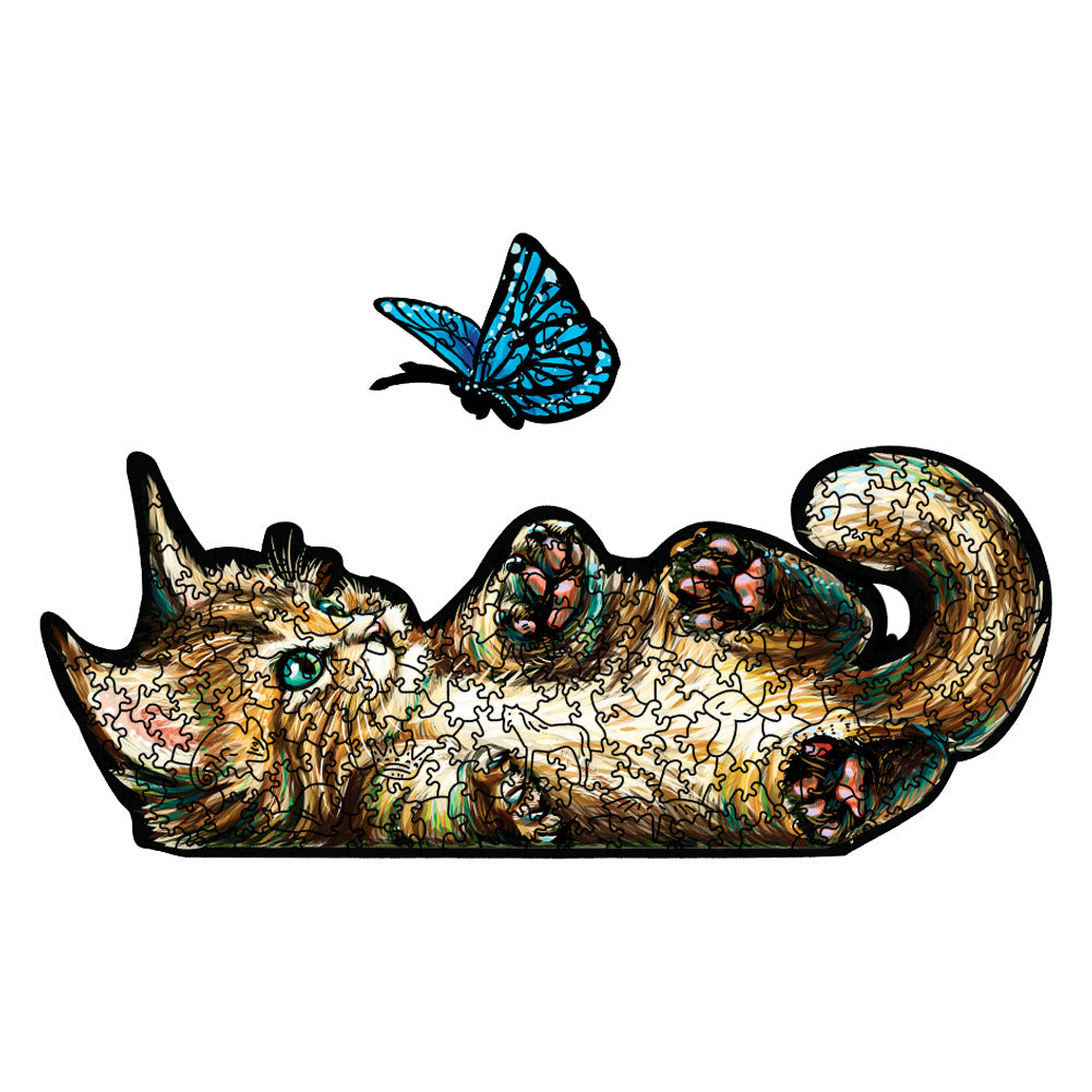 Baby Cat - Wooden Jigsaw Puzzle - A3  - Wooden Gift Packaging - image 0