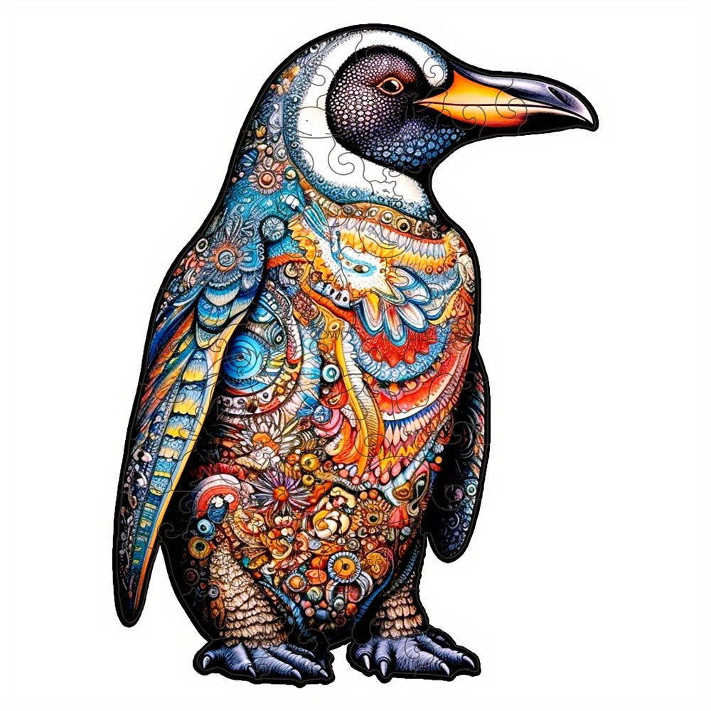 One Penguin - Wooden Jigsaw Puzzles - A3  - image 0