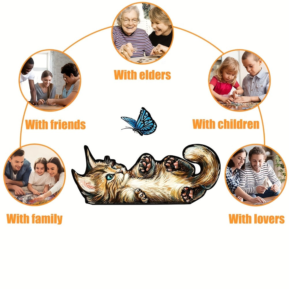 Baby Cat - Wooden Jigsaw Puzzle - image 2