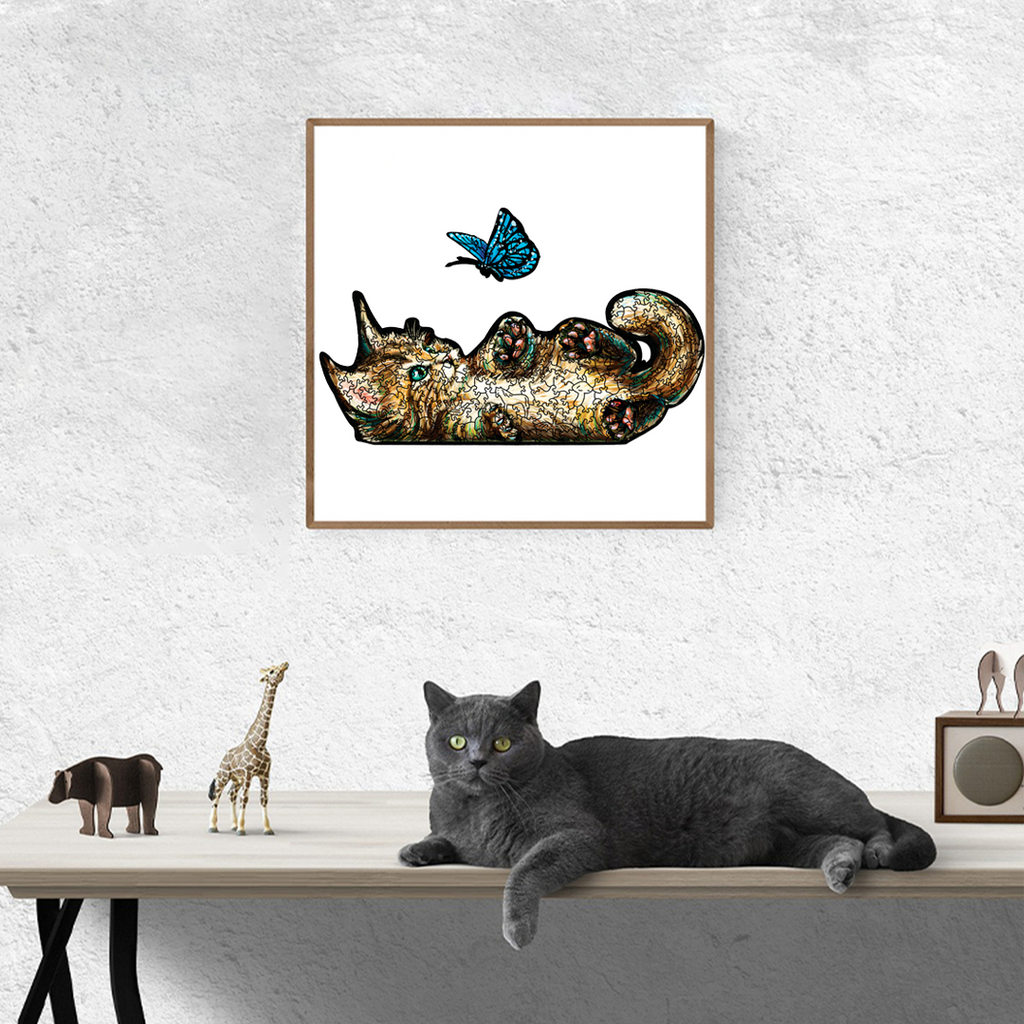 Baby Cat - Wooden Jigsaw Puzzle - image 4