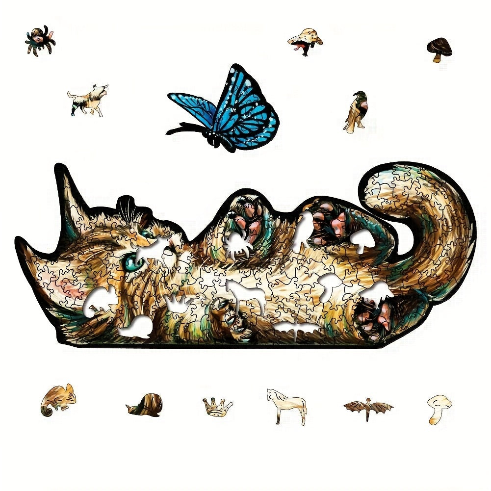 Baby Cat - Wooden Jigsaw Puzzle - image 1