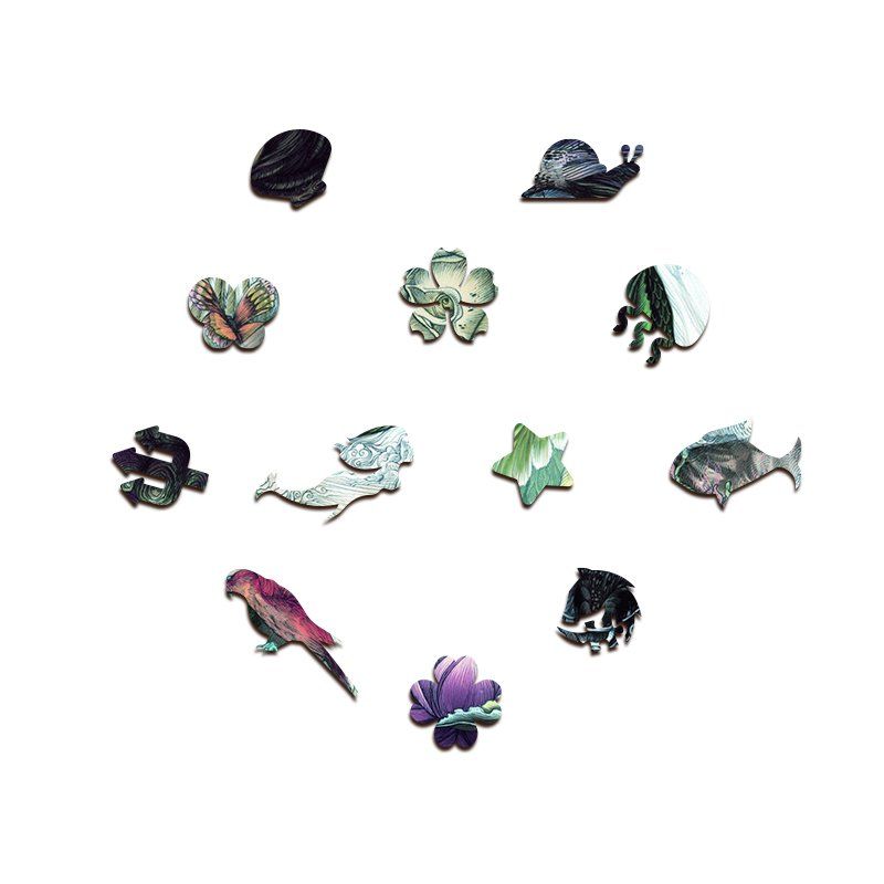 Yin Yang-Angel and Devil Mandala - Wooden Jigsaw Puzzles - image 2