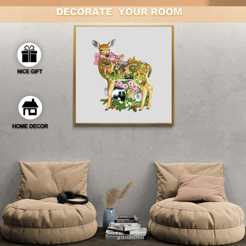 Sika Deer - Wooden Jigsaw Puzzles - image 3