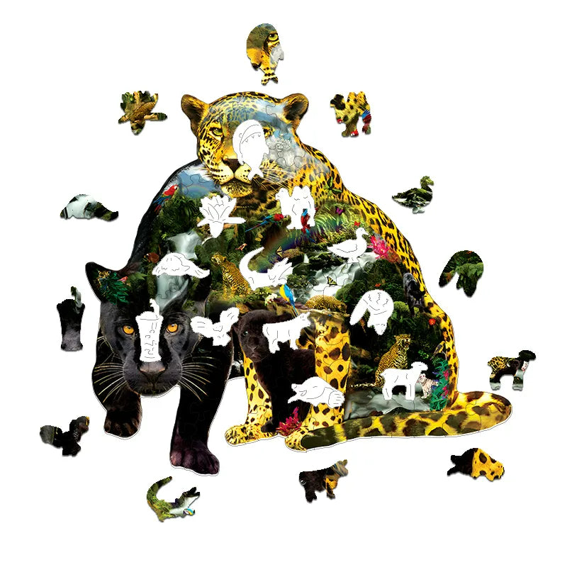 Leopard Homeland - Wooden Jigsaw Puzzles - image 1