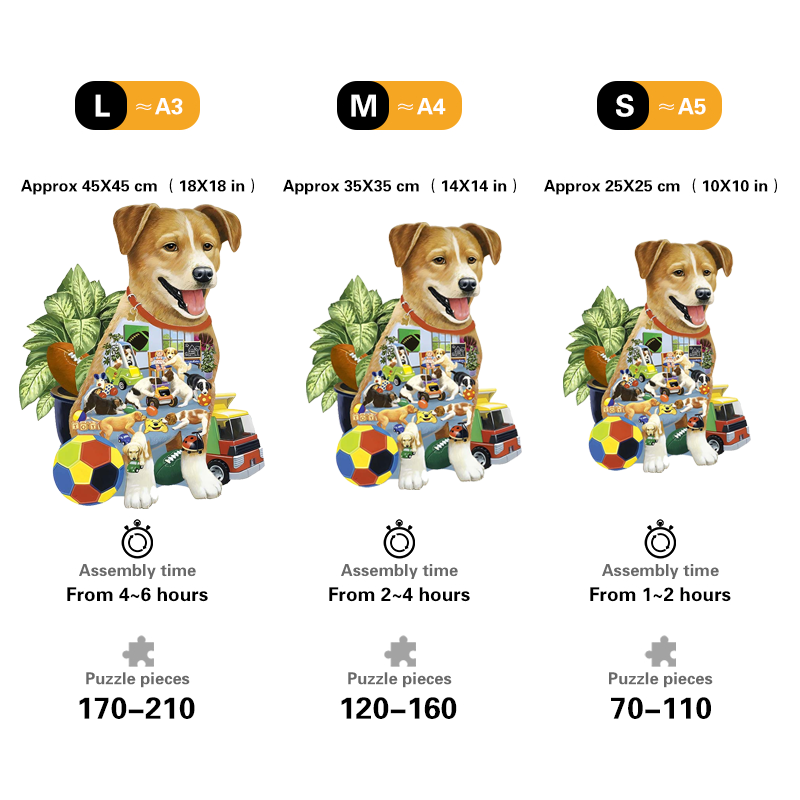 Puppy Playhouse - Wooden Jigsaw Puzzles - image 1