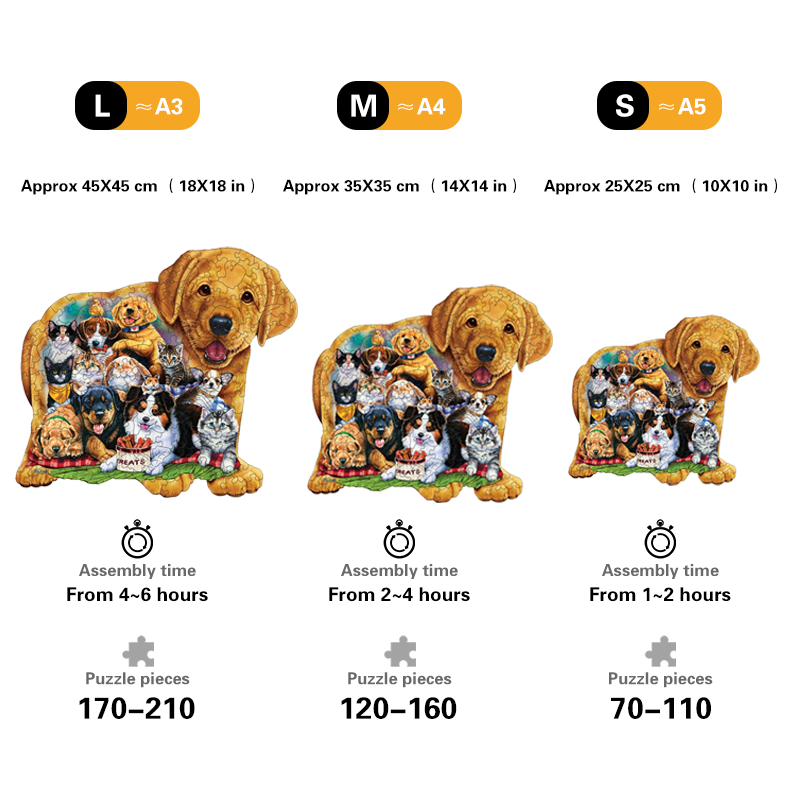 Puppy Pals - Wooden Jigsaw Puzzles - image 1