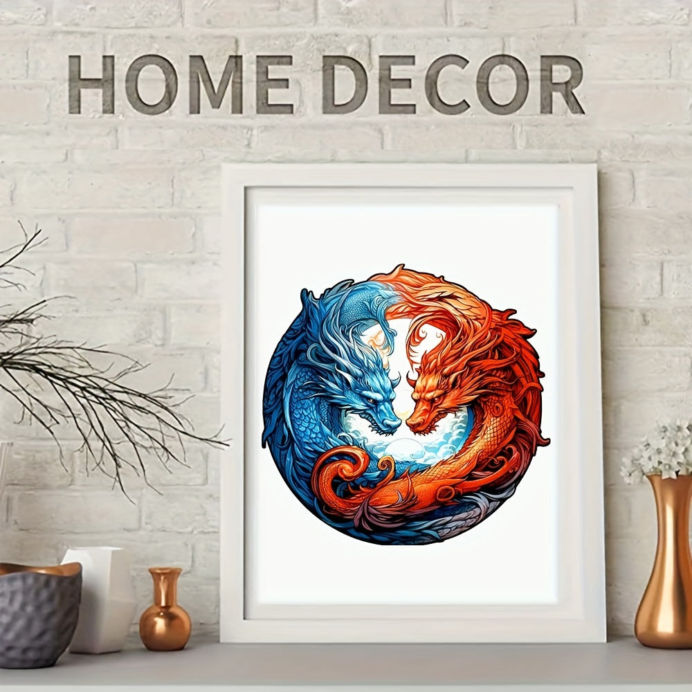 Double Dragons - Wooden Jigsaw Puzzle - image 4