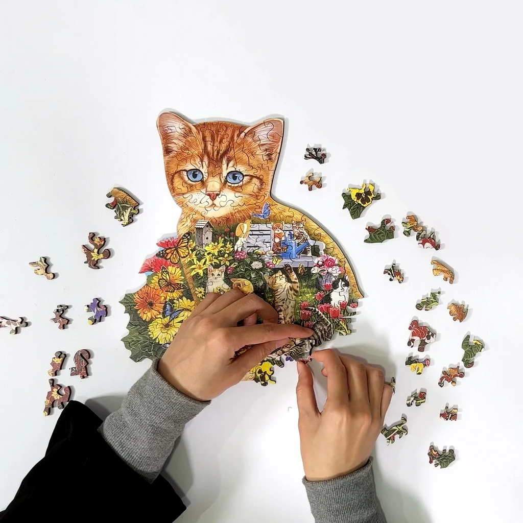 Ginger Kitten - Wooden Jigsaw Puzzles - image 1