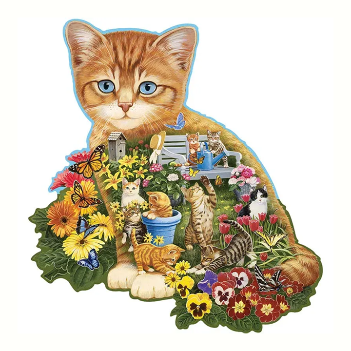 Ginger Kitten - Wooden Jigsaw Puzzles - A3  - image 0