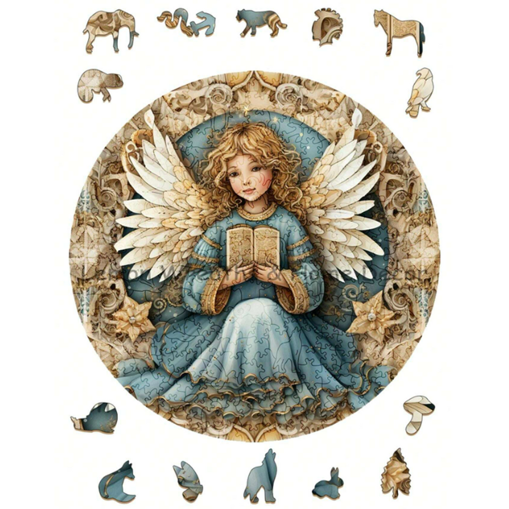 Angel - Wooden Jigsaw Puzzle - image 1