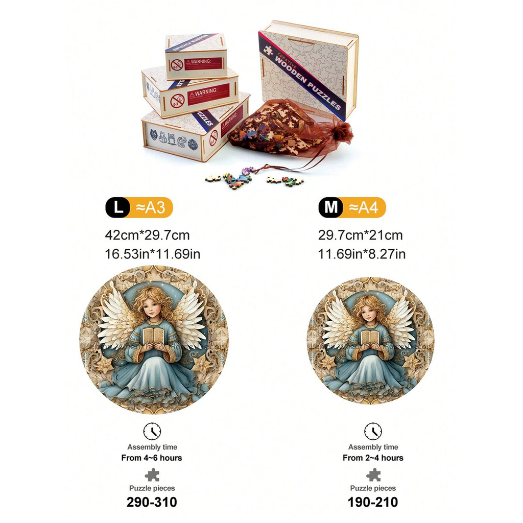 Angel - Wooden Jigsaw Puzzle - image 3