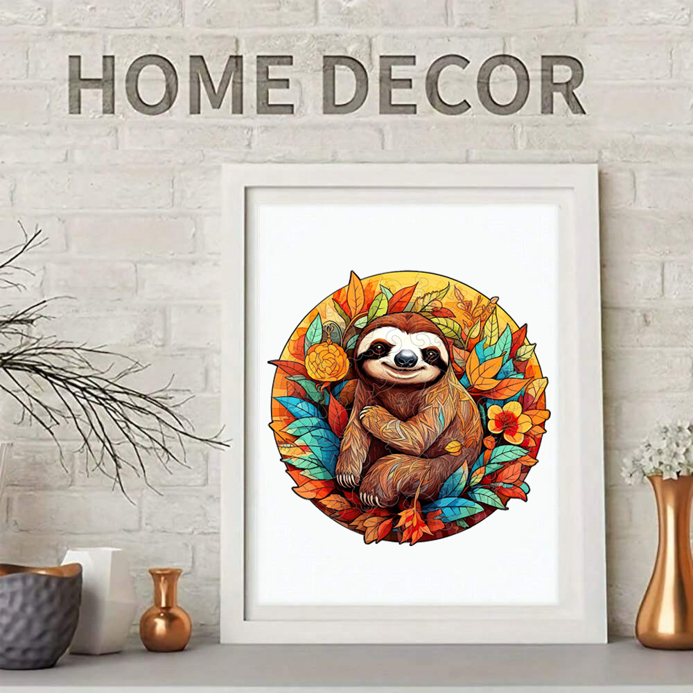 Sloth - Wooden Jigsaw Puzzle - image 3