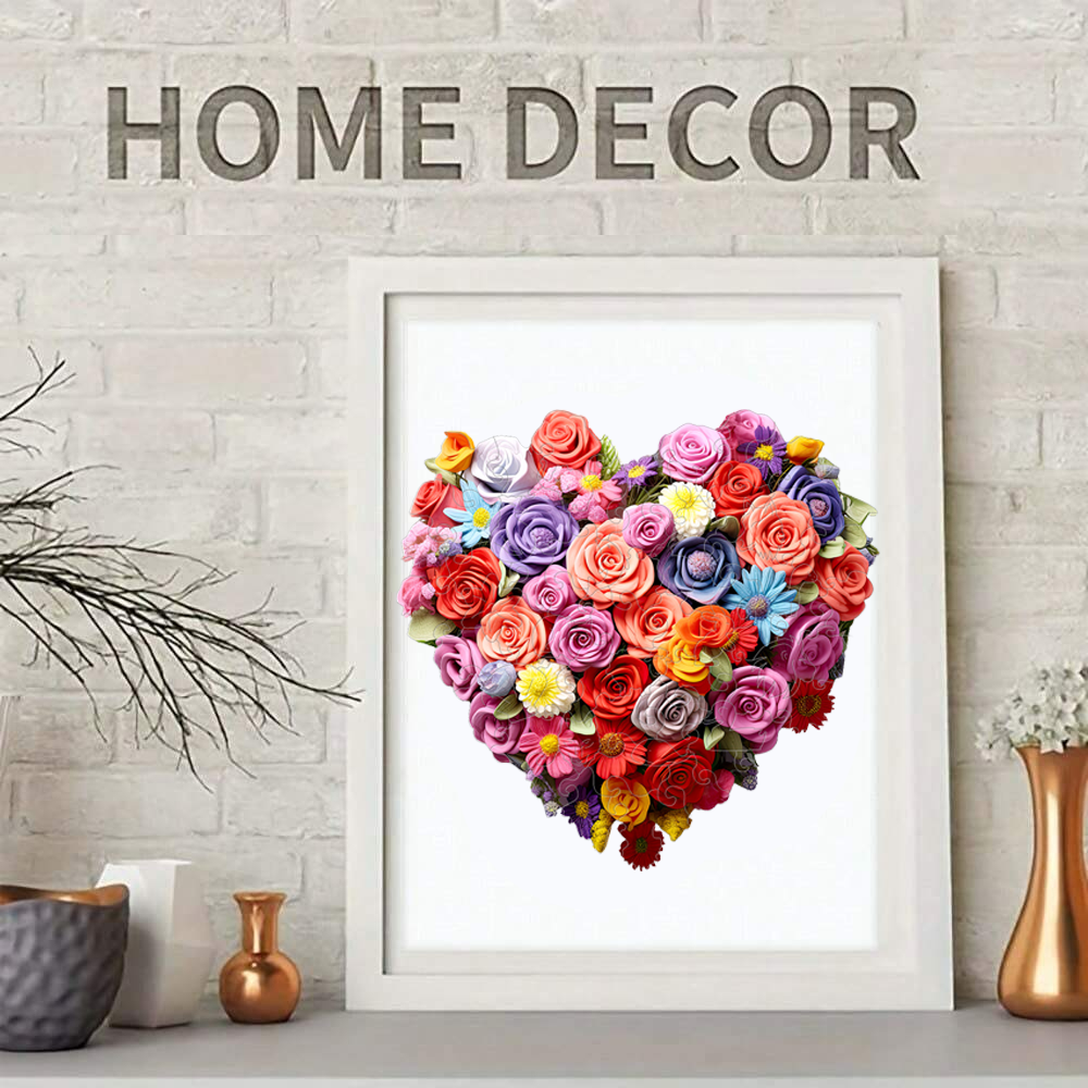 Heart Rose - Wooden Jigsaw Puzzle - image 3