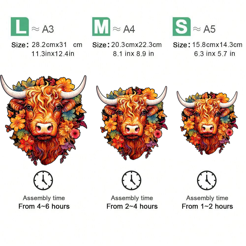 Cattle - Wooden Jigsaw Puzzle - image 1