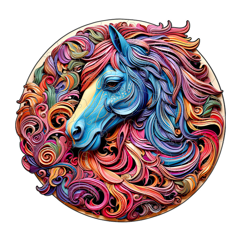 Horse - Wooden Jigsaw Puzzle - A3 - image 0