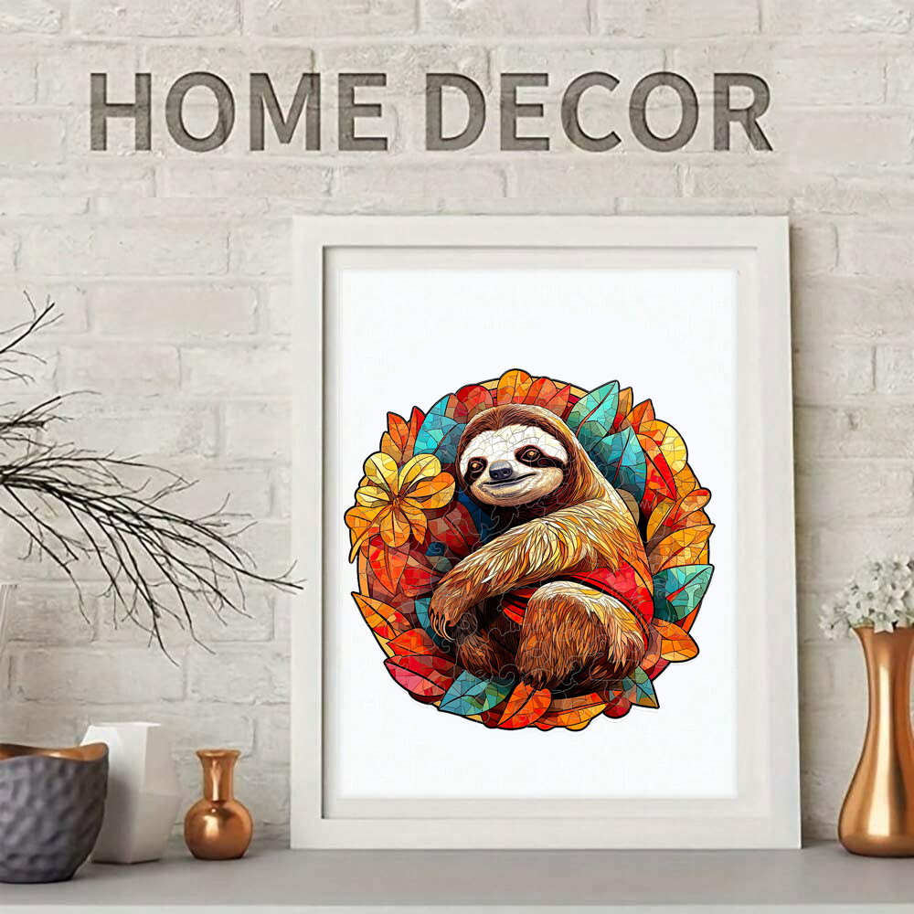Sloth - Wooden Jigsaw Puzzle - image 3