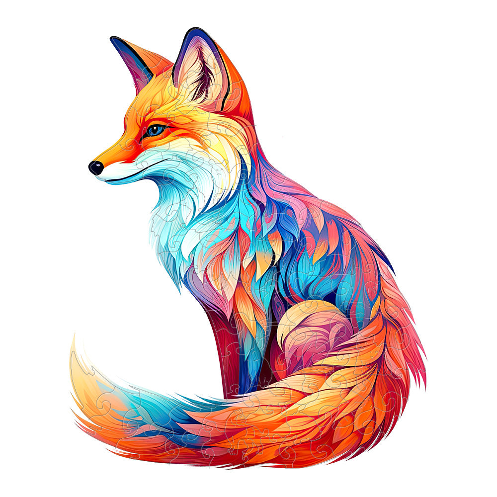 Fox- Wooden Jigsaw Puzzle - A3 - image 0