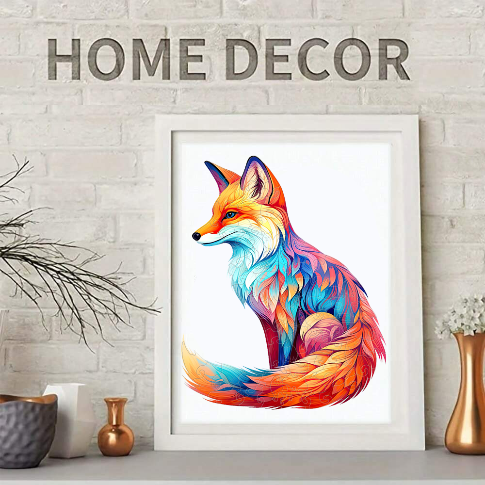 Fox- Wooden Jigsaw Puzzle - image 3