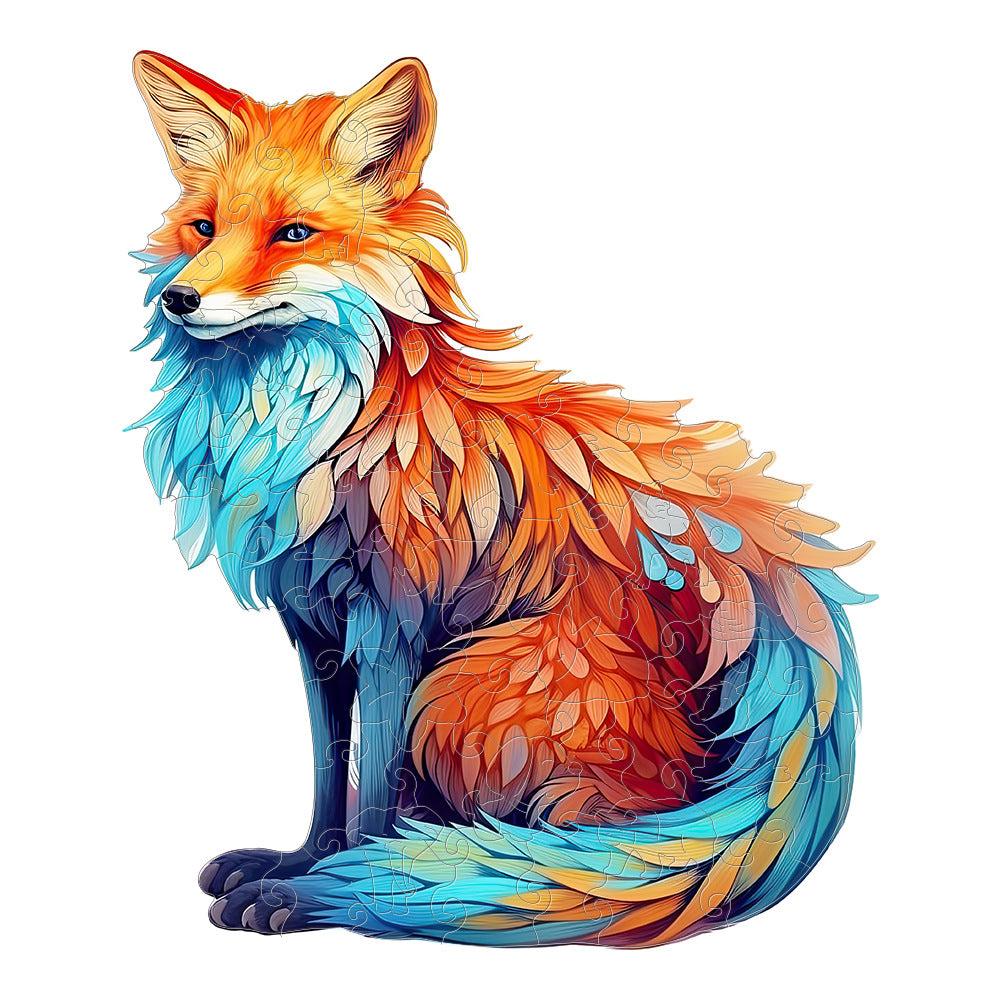 Fox- Wooden Jigsaw Puzzle - A3 - image 0