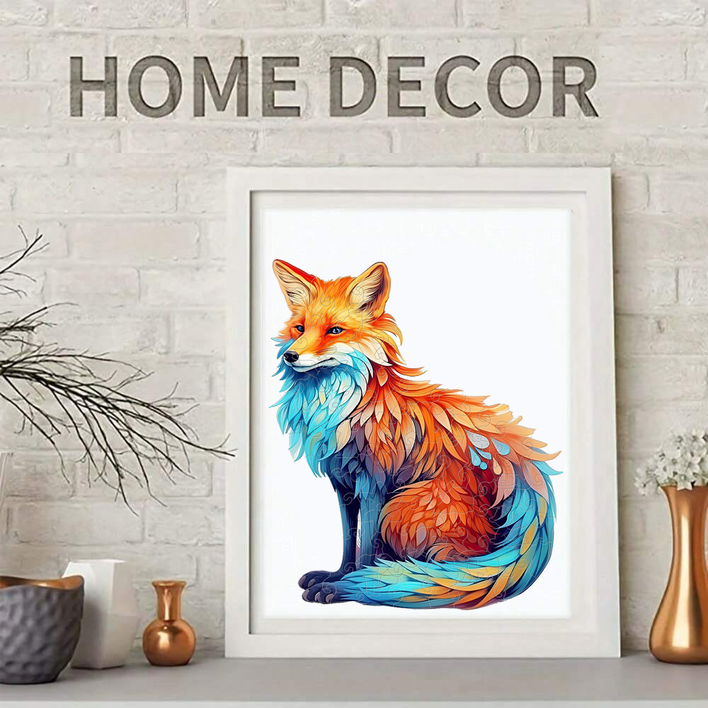 Fox- Wooden Jigsaw Puzzle - image 3