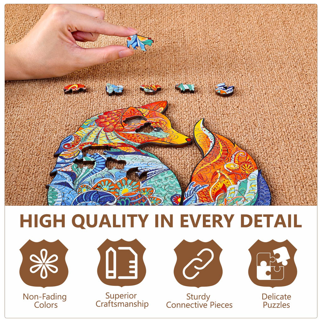 Wild Fox - Wooden Jigsaw Puzzles - image 1