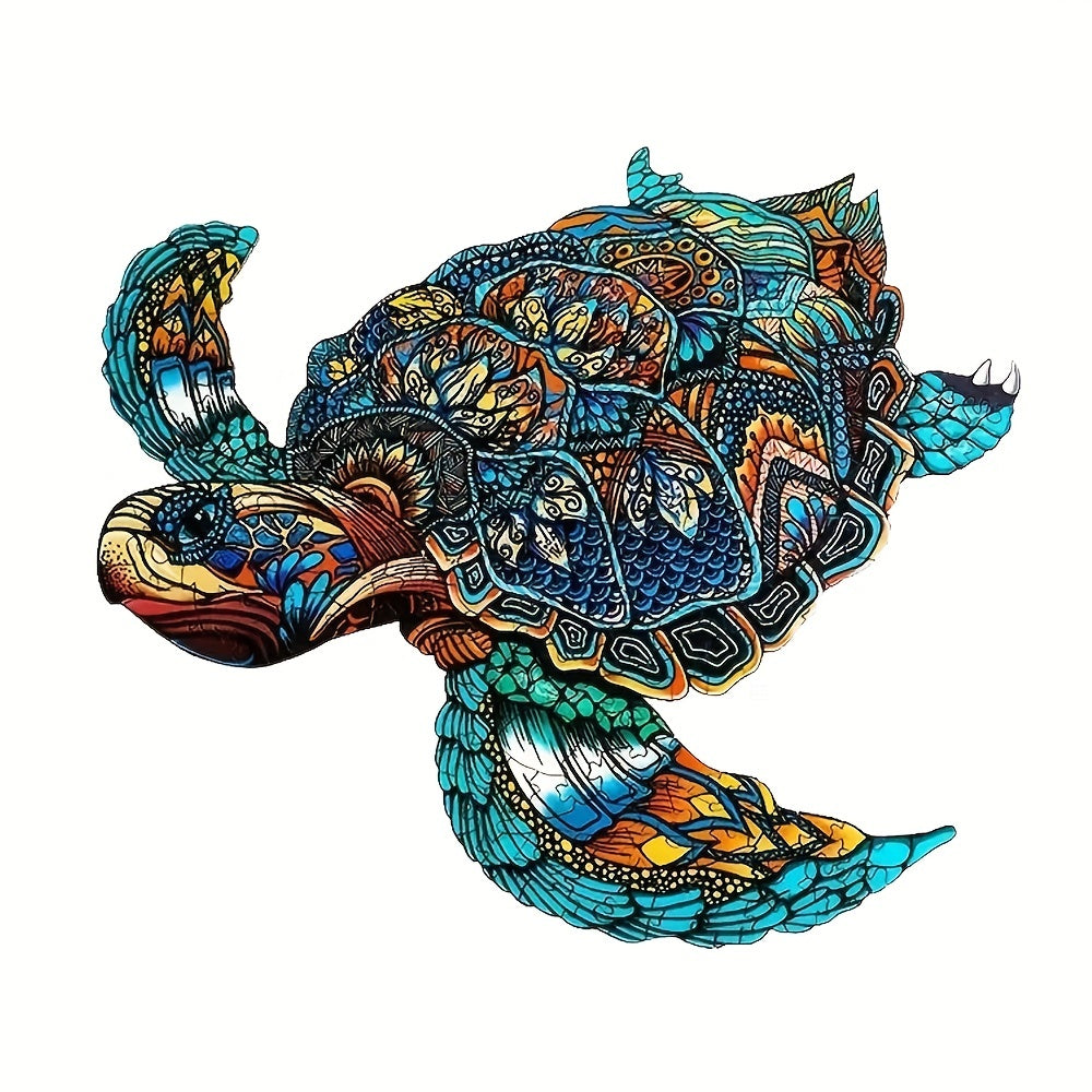Reef Turtle - Wooden Jigsaw Puzzles - A3  - image 0