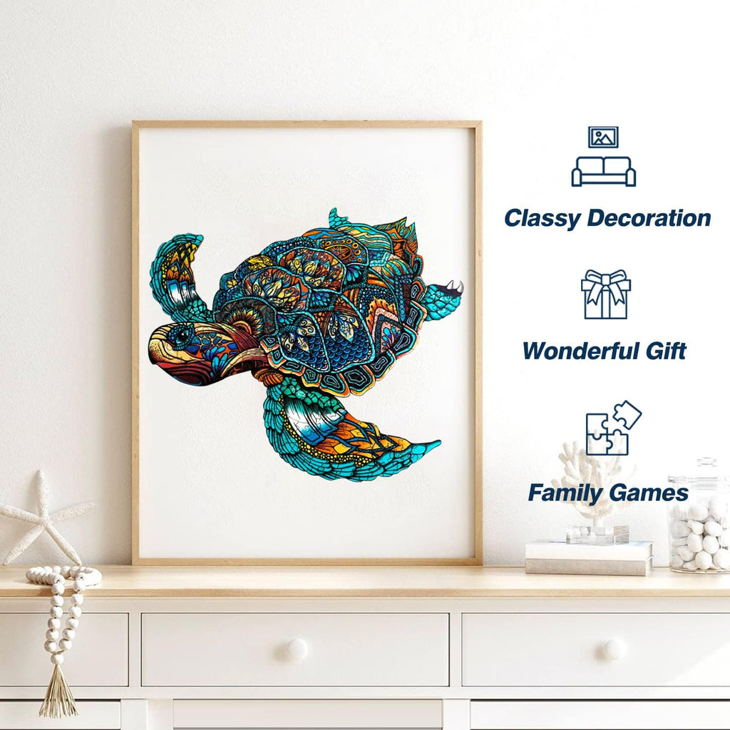 Reef Turtle - Wooden Jigsaw Puzzles - image 3