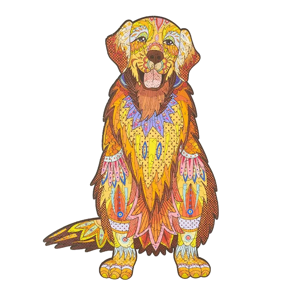 Golden Retriever- Wooden Jigsaw Puzzle - L (300pcs) - image 0