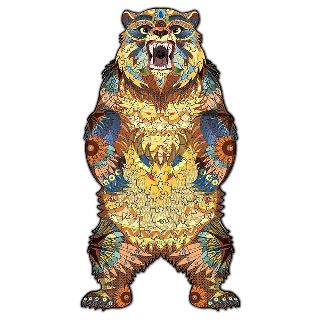 Bear King - Wooden Jigsaw Puzzle - L (300pcs) - image 0