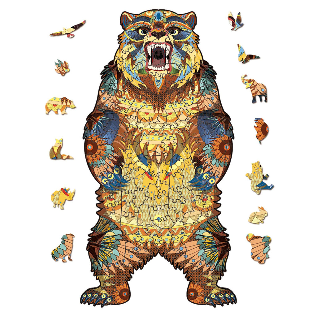Bear King - Wooden Jigsaw Puzzle - image 1