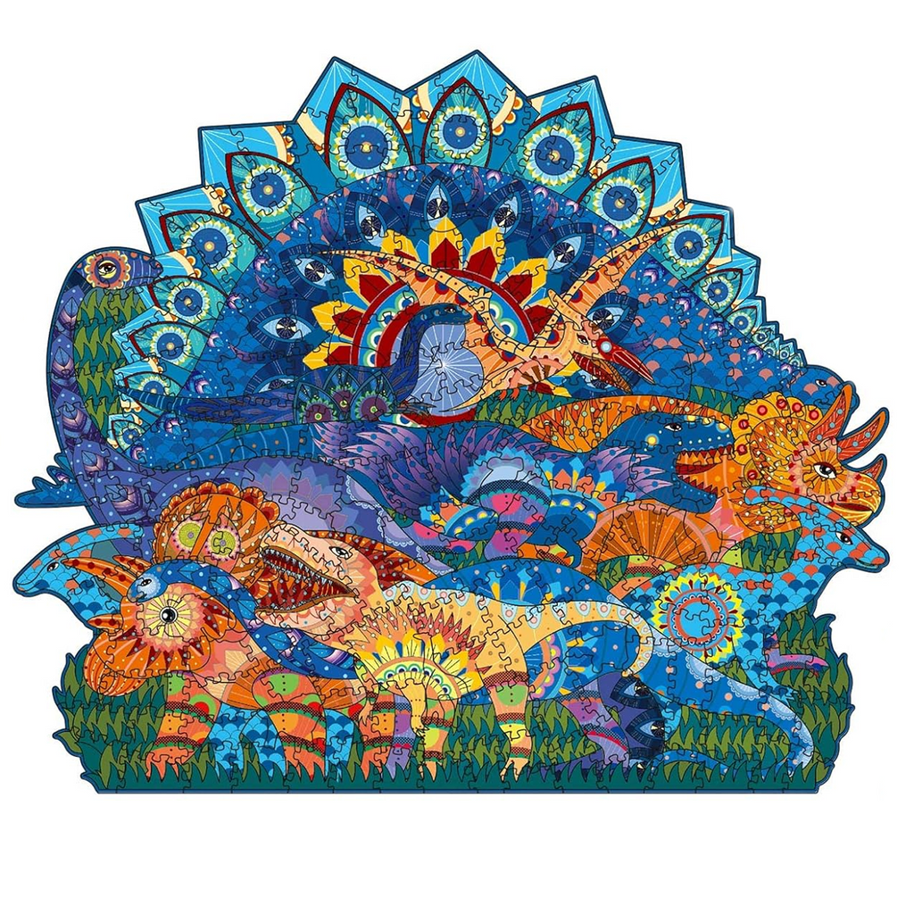 Different Dinosaurs - Wooden Jigsaw Puzzle - L (300pcs) - image 0