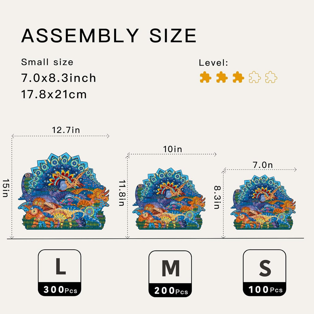 Different Dinosaurs - Wooden Jigsaw Puzzle - image 3