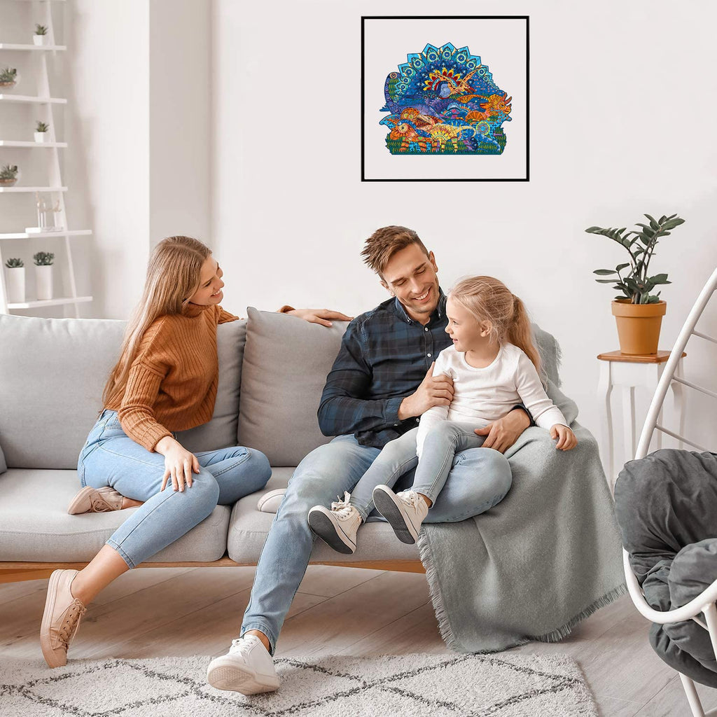 Different Dinosaurs - Wooden Jigsaw Puzzle - image 4