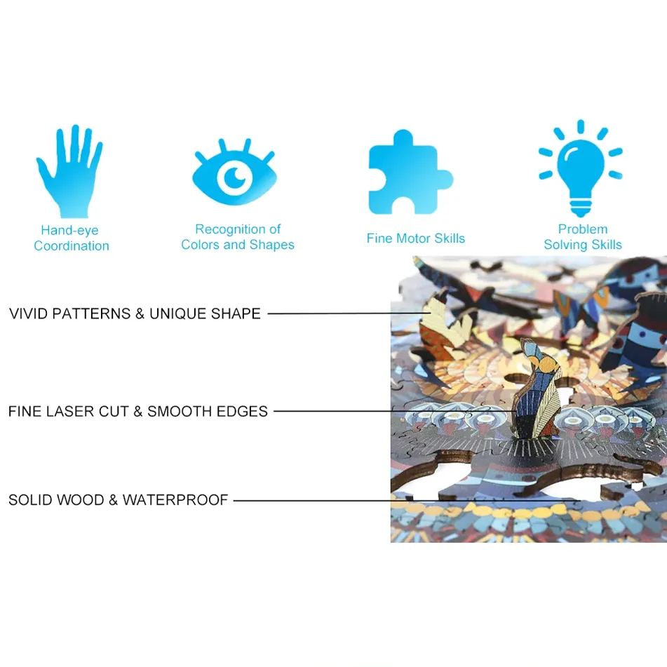 Different Dinosaurs - Wooden Jigsaw Puzzle - image 5