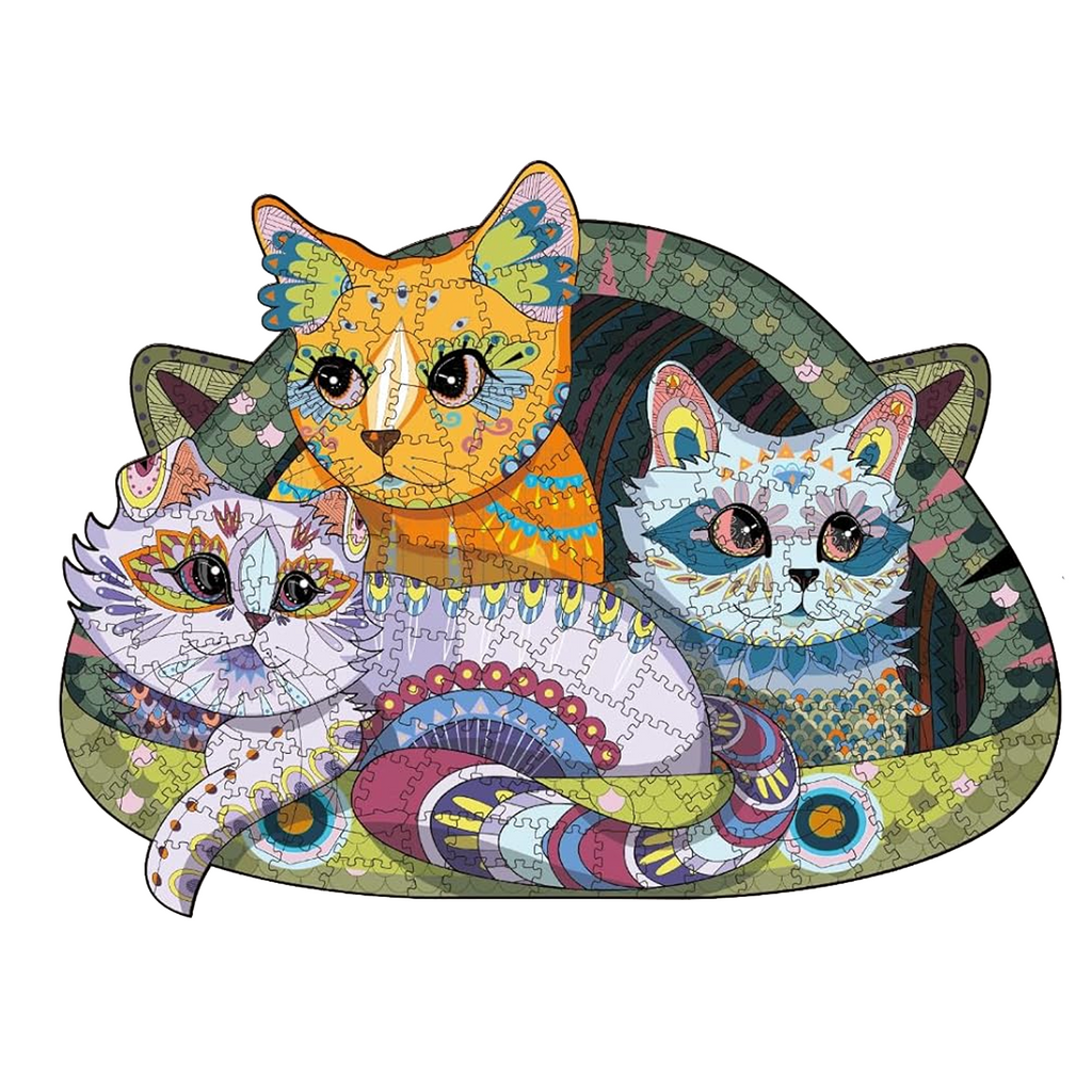 Cat nest - Wooden Jigsaw Puzzle - L (300pcs) - image 0