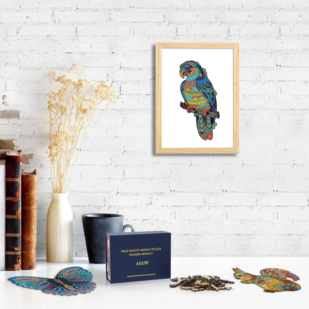 Parrot - Wooden Jigsaw Puzzle - image 4