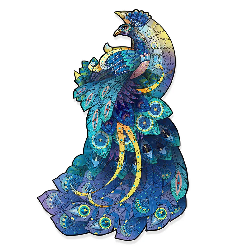Peacock - Wooden Jigsaw Puzzle - L (300pcs) - image 0