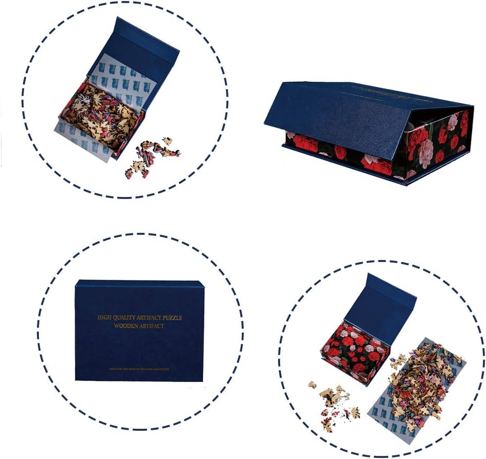 Blue Wof- Wooden Jigsaw Puzzle - image 2